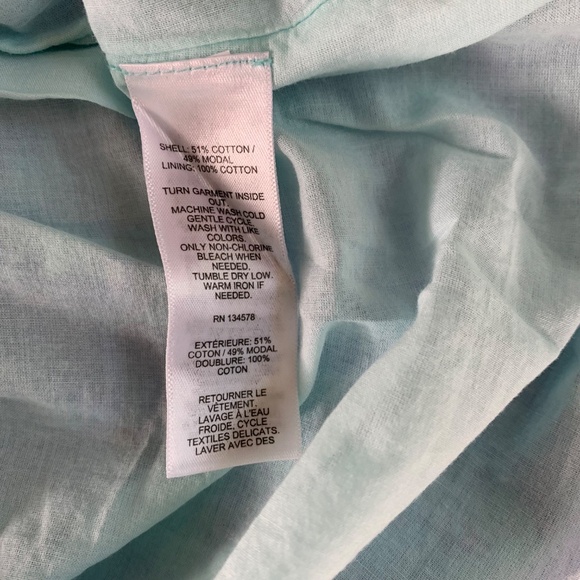 Vineyard Vines Blue Tang Fish Smocked Ruffles Mini Skirt S NWT - Picture 6 of 8